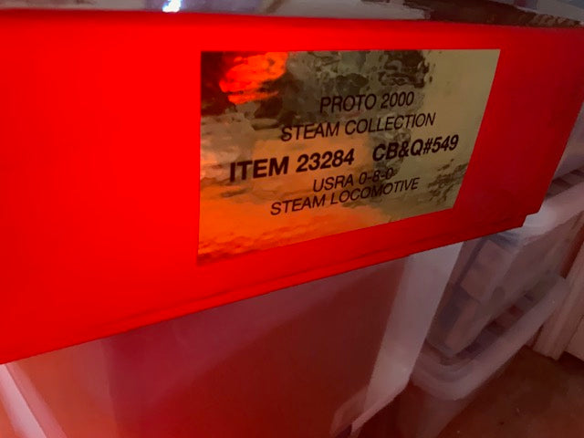 PROTO2000 - STEAM COLLECTION item #23284 - CB&Q Burlington USRA 0-8-0 Steam Locomotive
