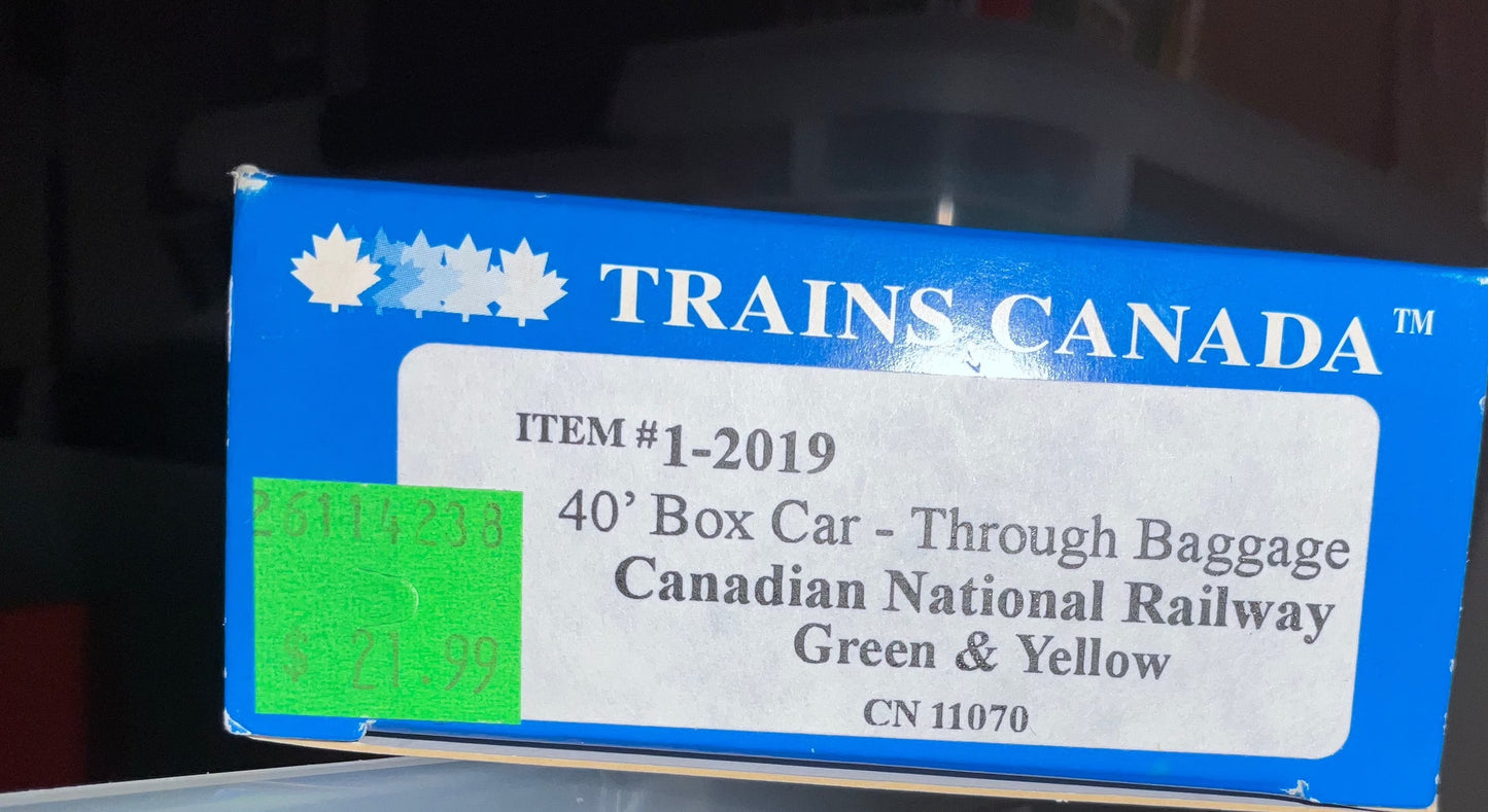 Trains Canada - item 1-2019 40’ Box Car