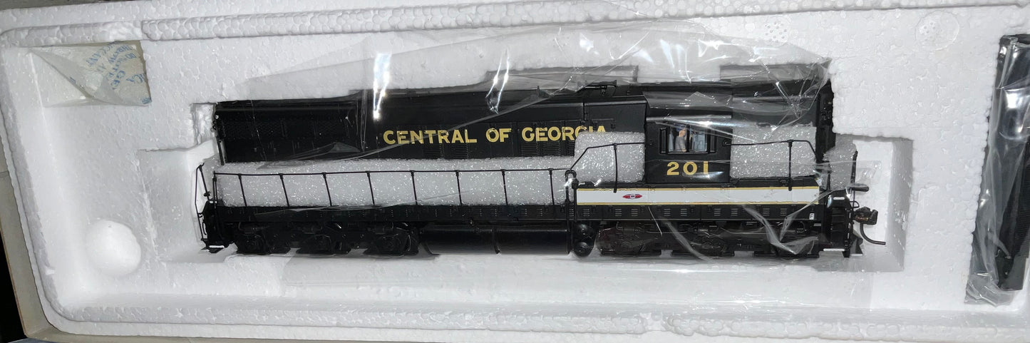 BL Precision Craft - item 220 - SD7 Central of Georgia- EMD Diesel locomotive #201