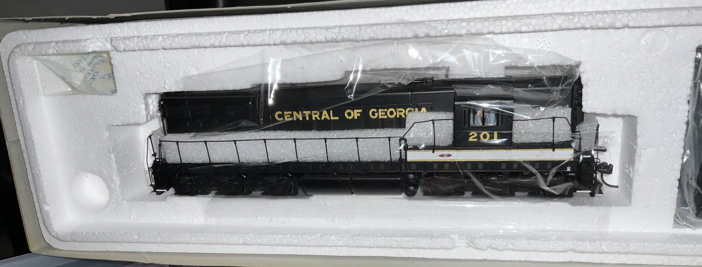 BL Precision Craft - item 220 - SD7 Central of Georgia- EMD Diesel locomotive #201