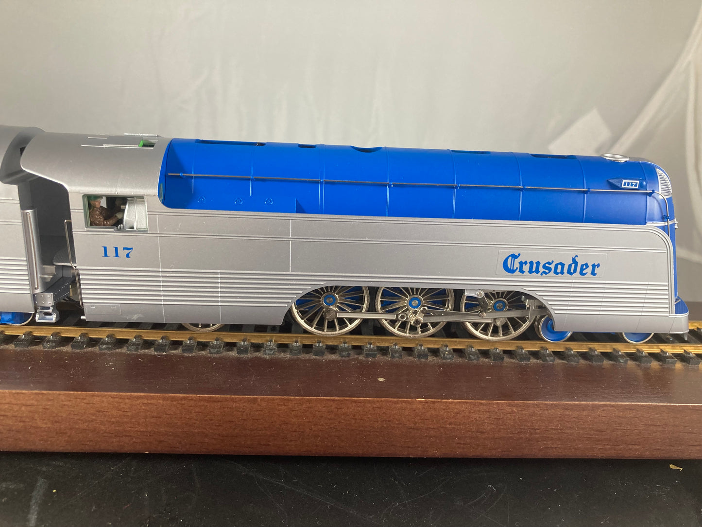 GHB Intenational  - item #117 - Crusader Train set of steam engine and 5 cars