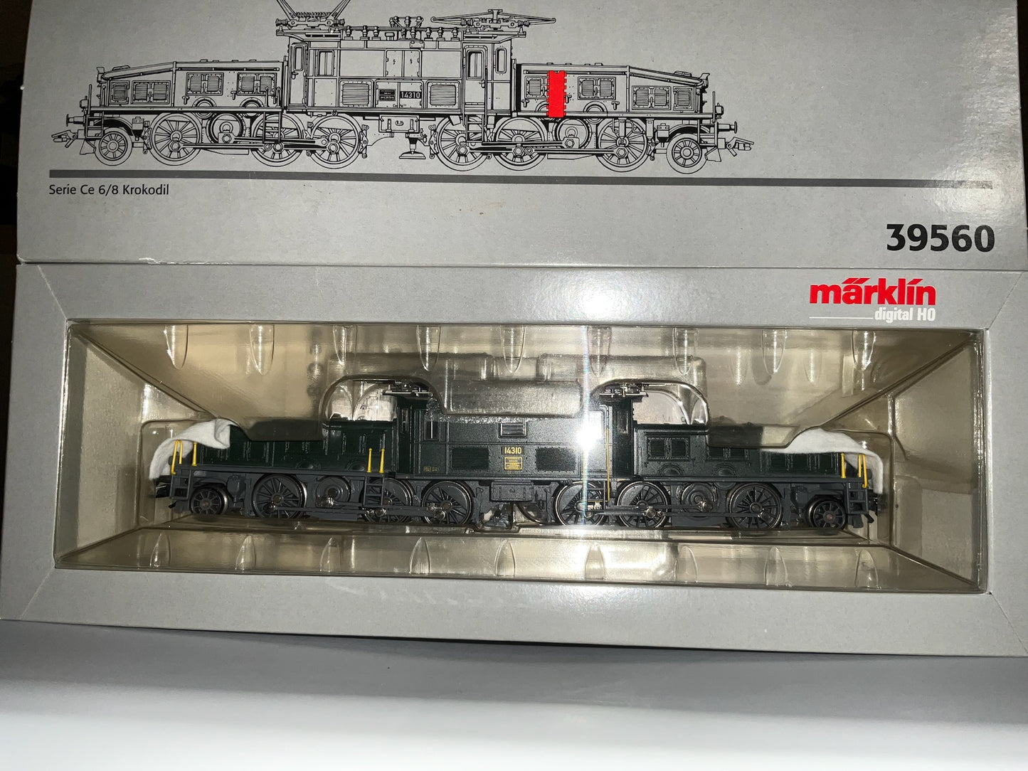 MÄRKLIN - item 39560 - Swiss Railways Ce 6/8 II  "Crocodile" electric locomotive